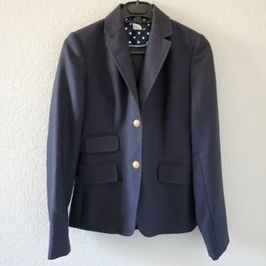 J Crew school boy wool navy blazer
